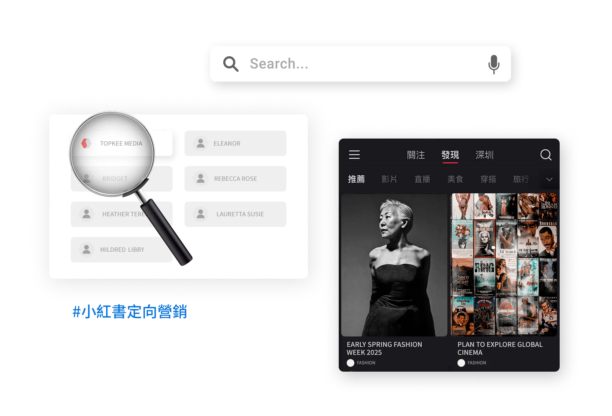 provide refined advertising targeting and achieve precise marketing through Xiaohongshu’s unique DMP system. Combined with multi-dimensional data sources such as user attributes, life stages, and shopping habits, we use the three major strategies of general investment, intelligent targeting, and customization to ensure that ads reach the most appropriate target groups.
